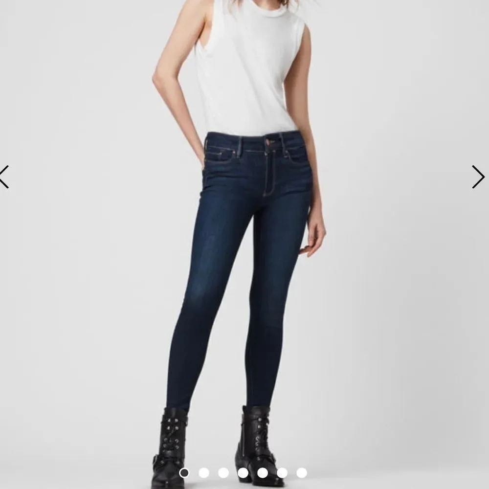 All Saints Grace Mid-Rise Superstretch Skinny Jean